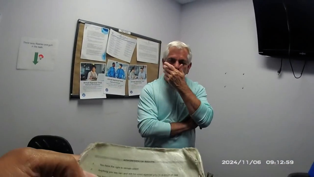 Sheriff Chris Nanos stopped with loaded gun at Tucson airport: bodycam