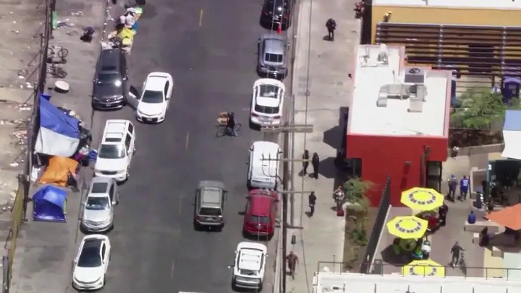 Skid Row Care Campus draws scrutiny over violence and open-air drug use