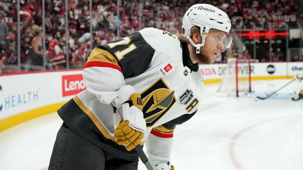 Golden Knights’ William Karlsson out for Stanley Cup Final Game 6