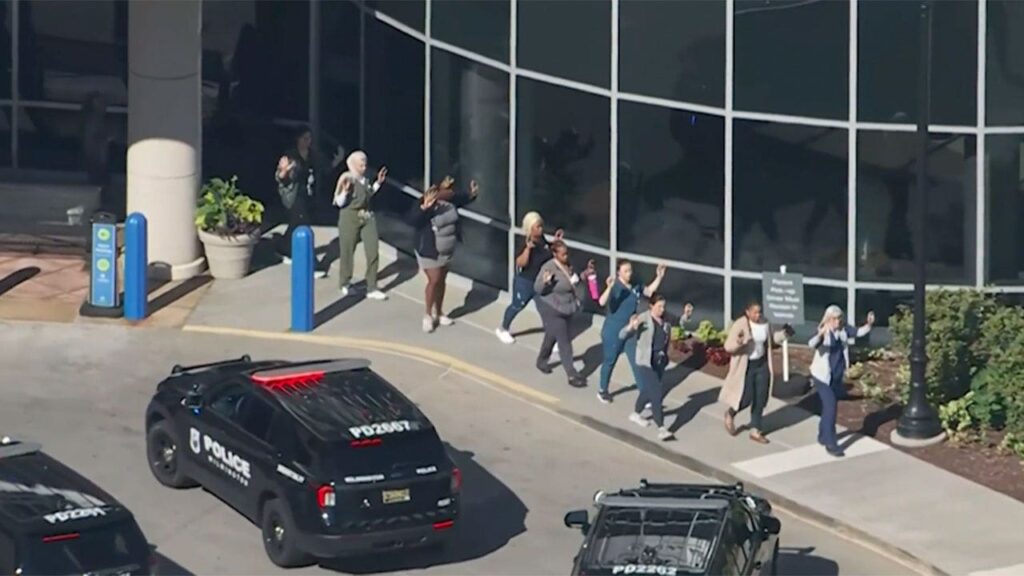 Two people shot at Wilmington Hospital in Delaware as police search for suspect