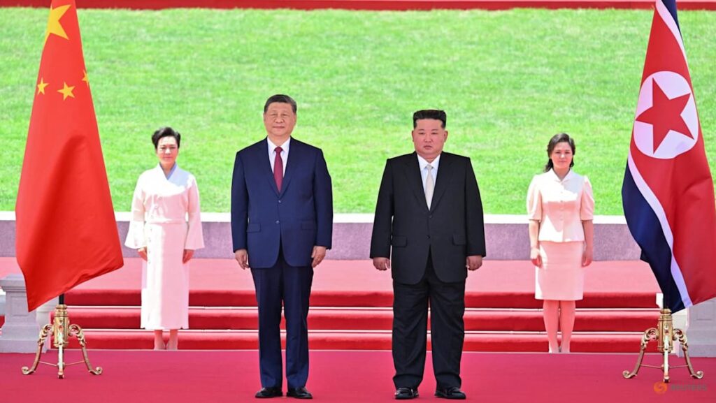 China’s Xi vows unwavering support for North Korea’s Kim in rare Pyongyang visit