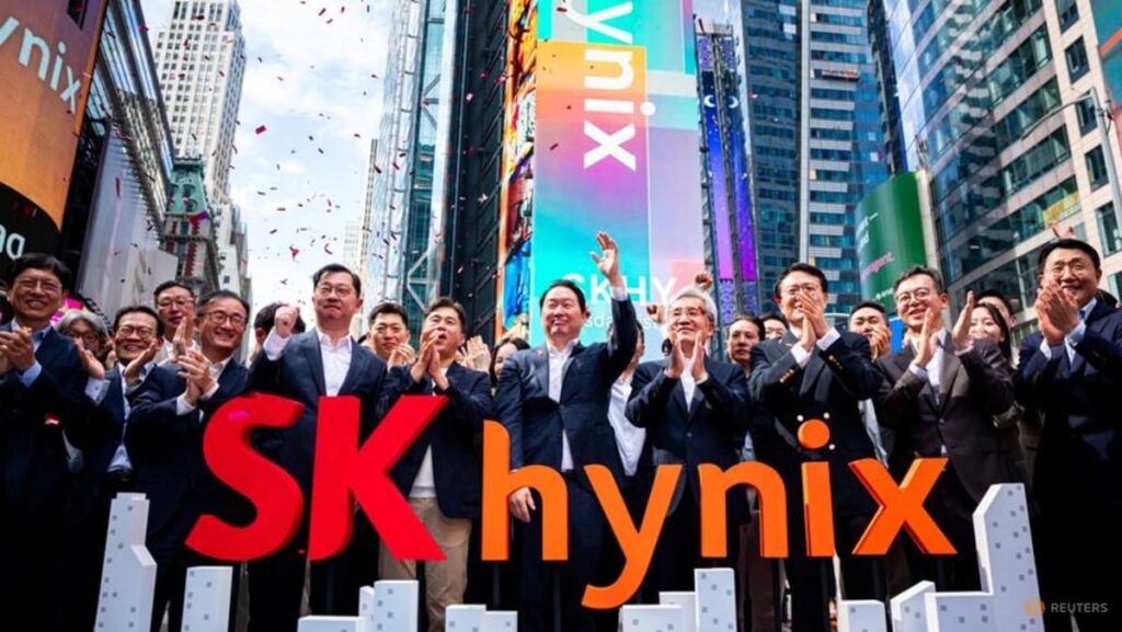 SK Hynix sinks after NASDAQ debut amid profit-taking, easing earnings optimism