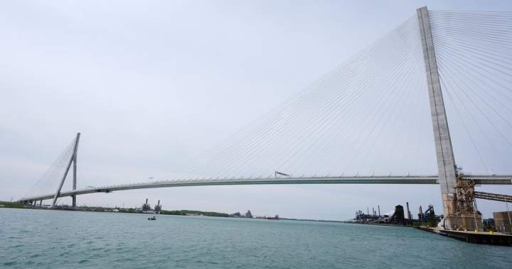 Canada won’t join U.S. at Gordie Howe bridge opening after tariff threat – National