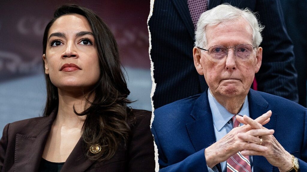 WATCH: AOC unloads on McConnell’s prolonged absence as Republicans defend him