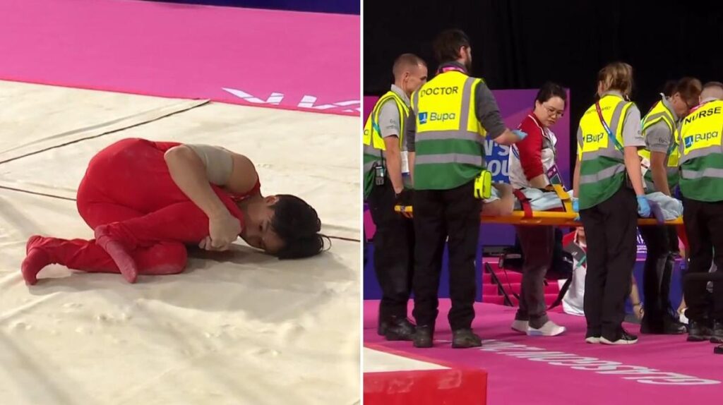 Commonwealth Games rocked by another scary fall as Jovi Loh lands awkwardly in gymnastics final