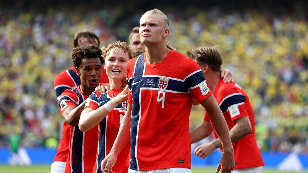 Erling Haaland scores twice to send Norway past Brazil at World Cup
