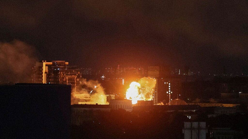 Russia launches ballistic missile attack on Kyiv, officials report