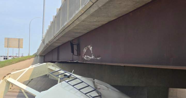 Saskatoon traffic snarled as city records 5th known overpass strike of 2026