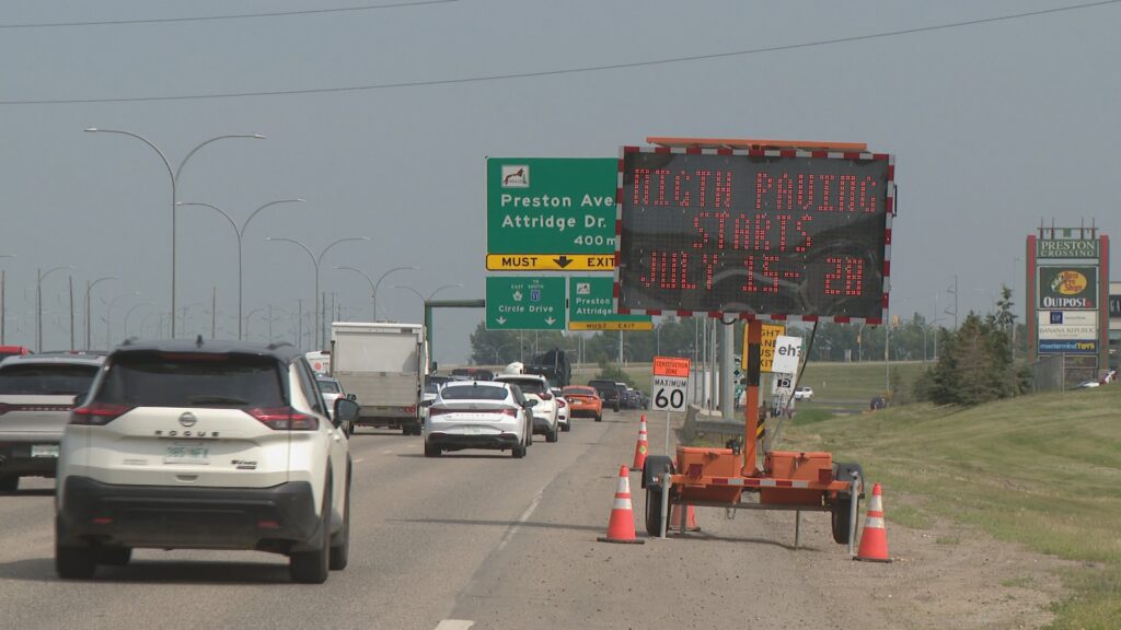 Saskatoon traffic having trouble getting around with construction throughout city – Saskatoon