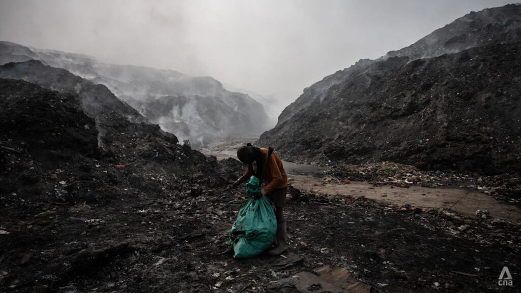 Massive landfill fire in Indonesia prompts renewed calls to end open dumping