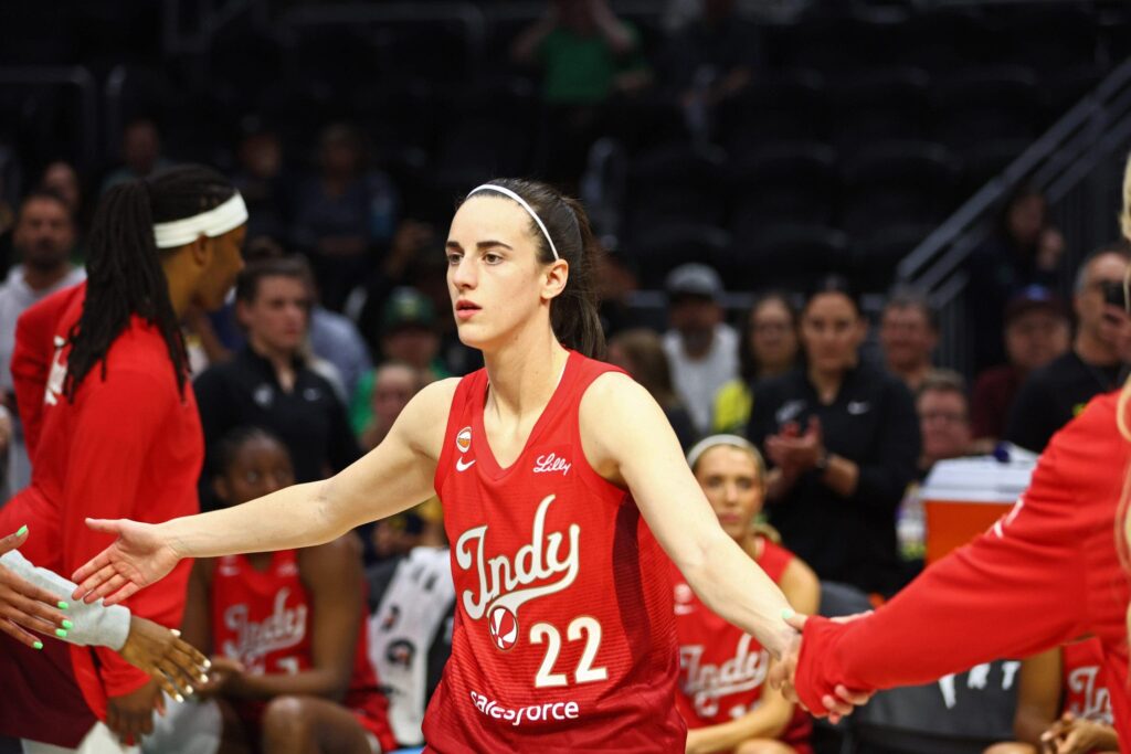 Caitlin Clark erupts for 32 points as Fever hold off Storm to complete season-series sweep