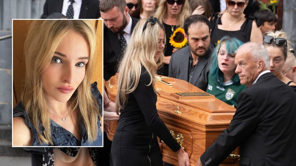 Murdered American mother Jamey Carney remembered at funeral in Ireland