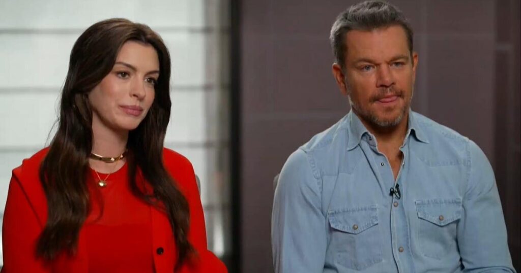 Anne Hathaway and Matt Damon give inside look at "The Odyssey" and challenges during filming
