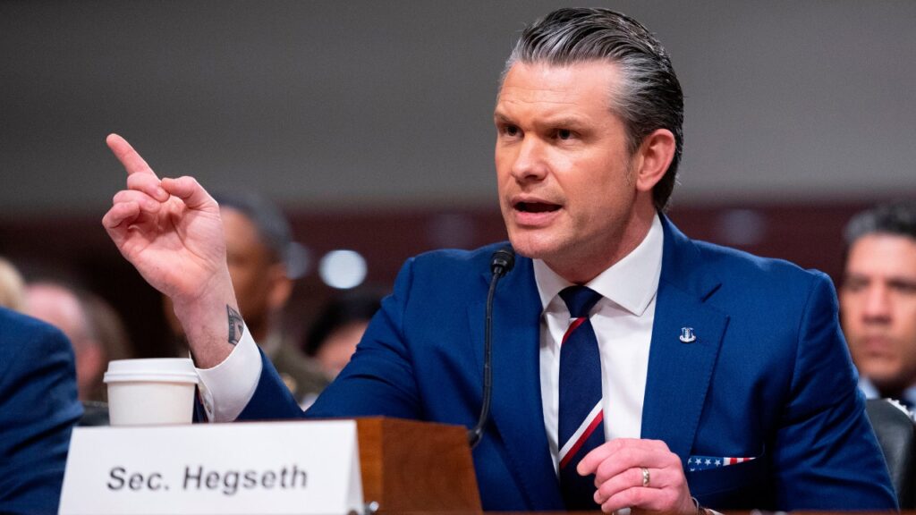 Pete Hegseth blasts Democrats at hearing over Iran war leadership