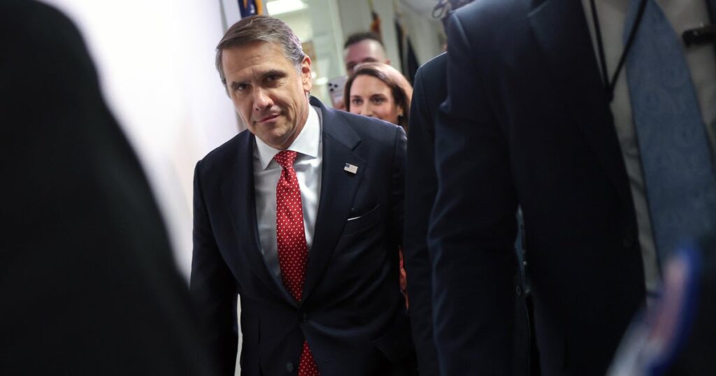 Trump says he may pull Todd Blanche’s nomination until Cornyn and Tillis leave office