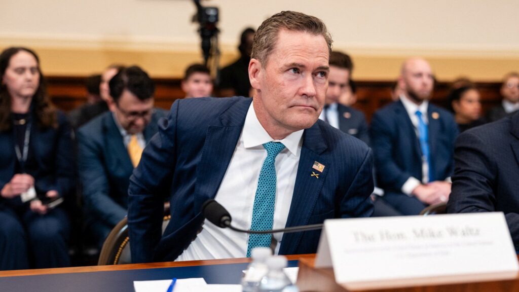 Mike Waltz pressed over Al Jazeera video during congressional hearing | Donald Trump