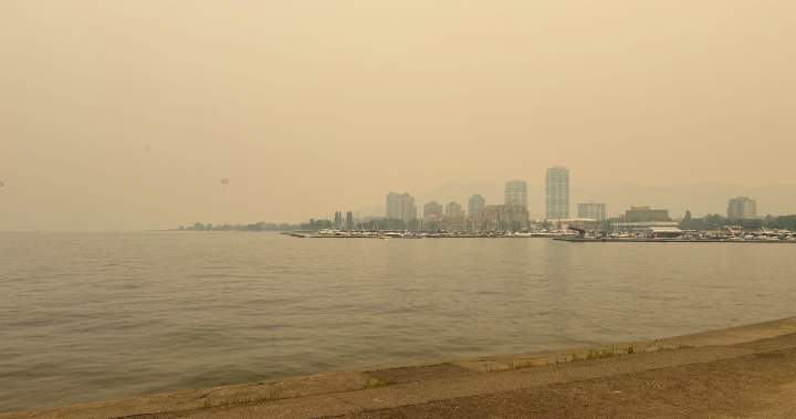Wildfire smoke blankets Kelowna, prompting health warnings and disrupting summer plans – Okanagan