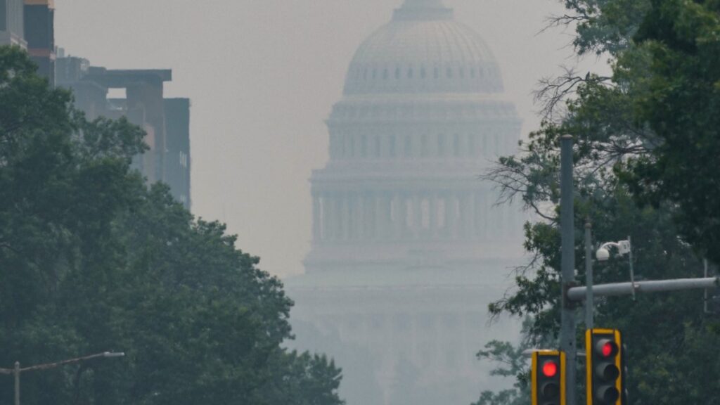 Trump threatens Canada with steeper tariff costs over wildfire smoke | Donald Trump News