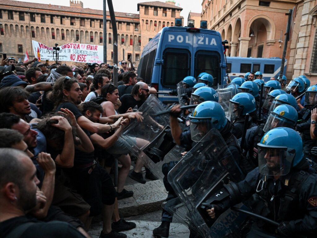 Italy’s Meloni slams protesters following clashes in Bologna | Police News
