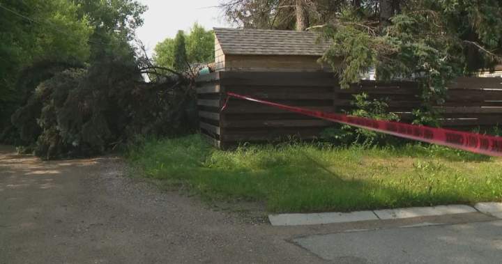 Stormy Saskatoon night leads to power outages, sparks fires