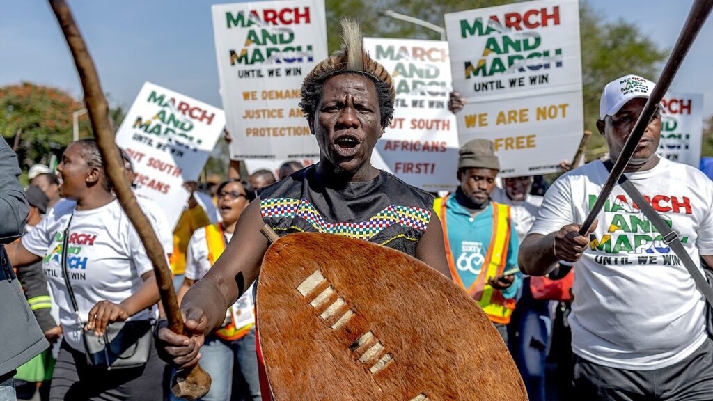 South Africa immigration crisis: over 160,000 immigrants have fled