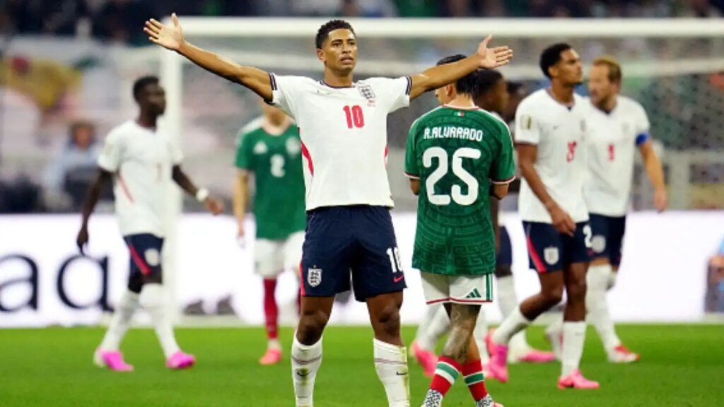 Jude Bellingham double sends England past Mexico at Estadio Azteca