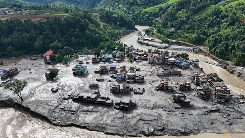Over 1,000 people still missing after devastating flash floods in Nepal, China