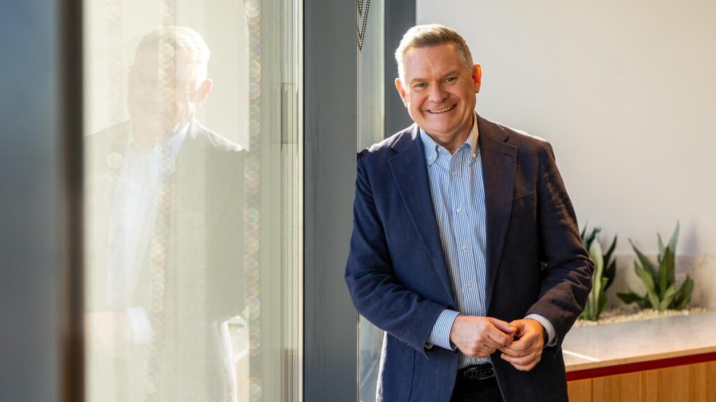 Seven’s Michael Usher reflects on his remarkable career from Buckingham Palace to Bondi amid Logie nomination