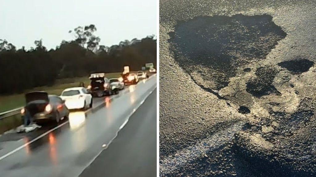 Victoria announces $352 million boost to double pothole repairs after major highway damage