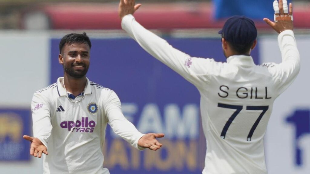 India in charge despite Dinushau's ton for Sri Lanka