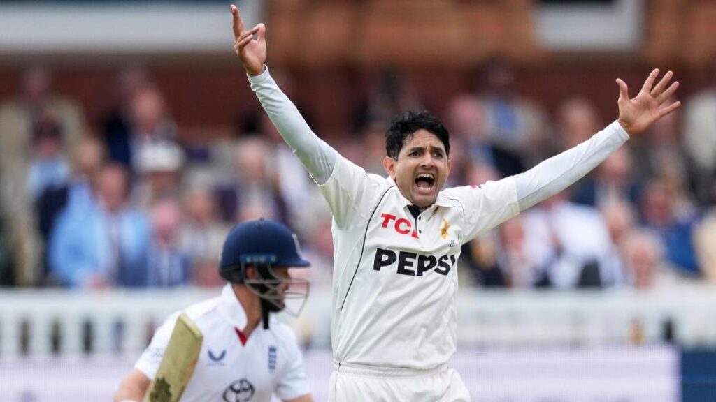 Abbas gives Pakistan edge with four-for against England