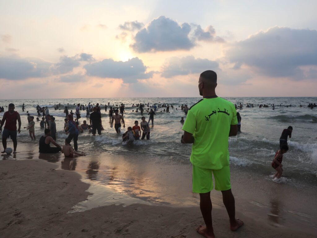 Armed with a whistle, Gaza’s lifeguards do what they can to save swimmers | Israel-Palestine conflict News