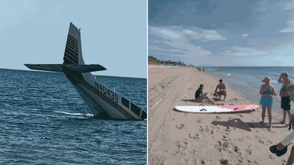 Florida pilot ditches twin-engine Piper in Atlantic off Boca Raton, Florida
