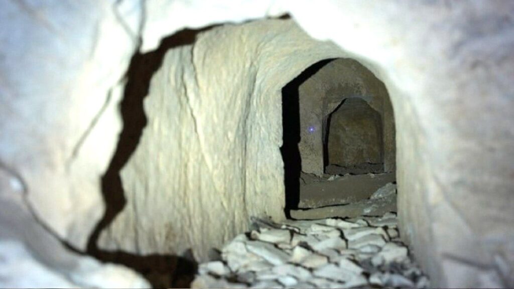 Ancient burial cave is unearthed in Jerusalem during police operation