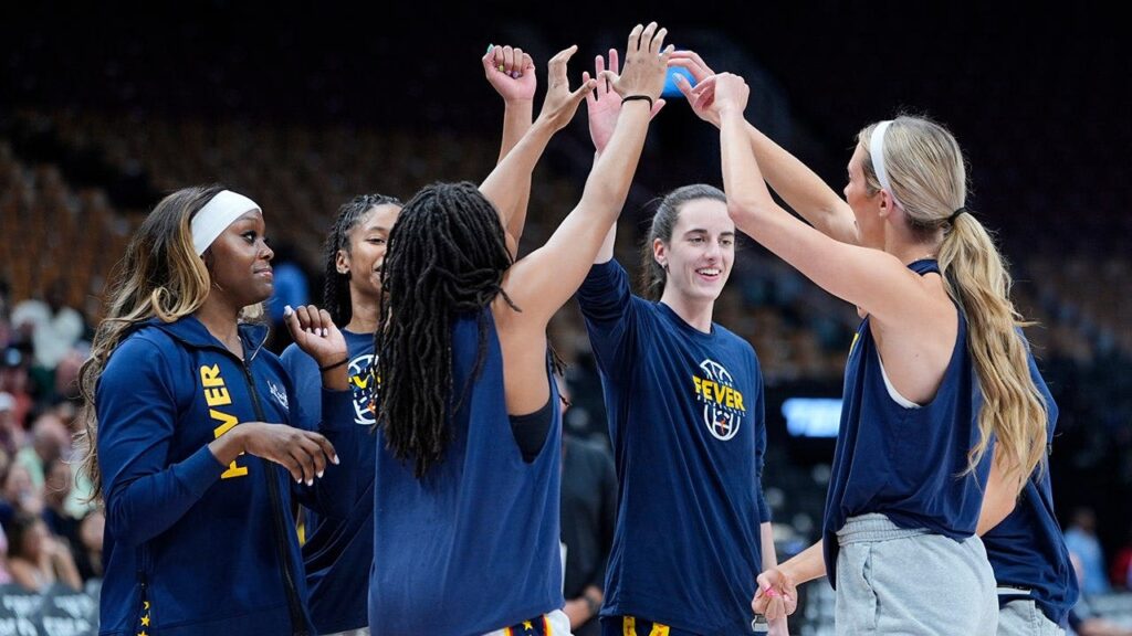 Caitlin Clark helps lift Fever past Tempo after Kelsey Mitchell sits out late while ‘overheated’