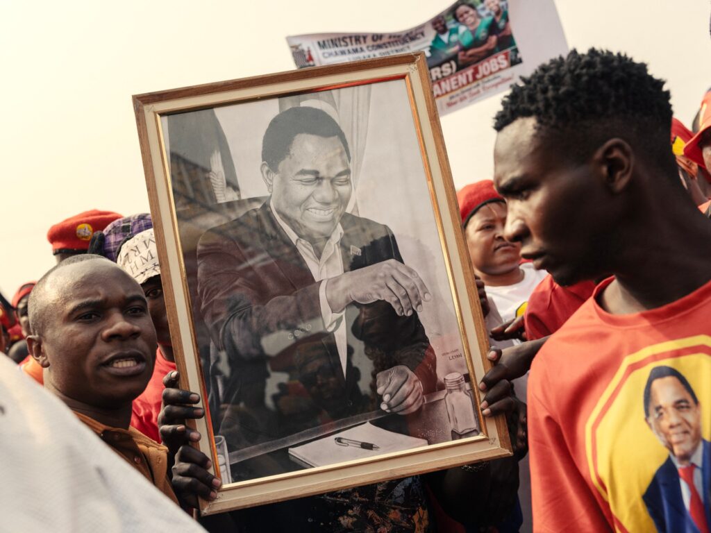 Zambia incumbent takes early election lead as opposition alleges armed raid | Elections News