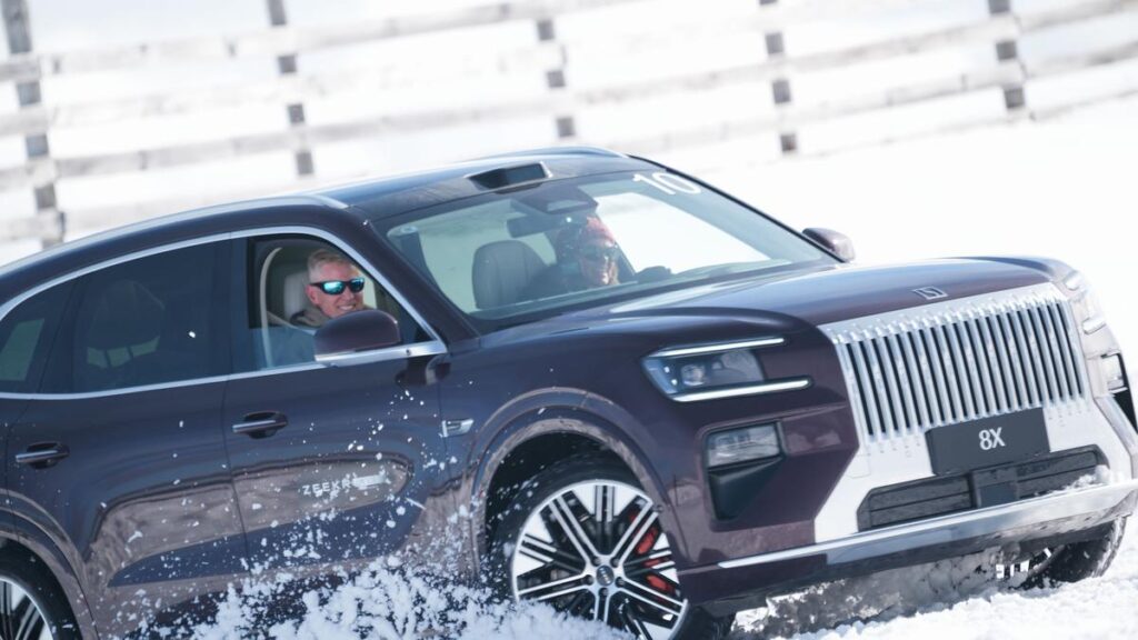 Zeekr 8X and 9X preview: Luxury SUVs driven on ice ahead of Australian launch