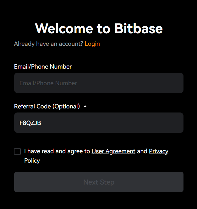 How to Register and Start Trading on Bitbase