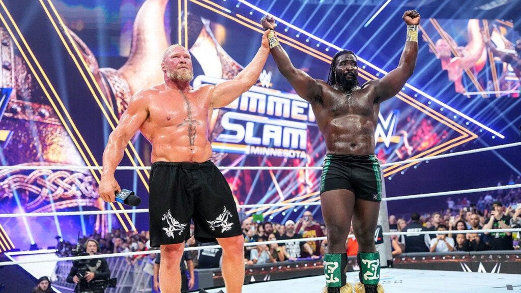 SummerSlam results: Oba Femi pins Brock Lesnar in a Hell in a Cell match