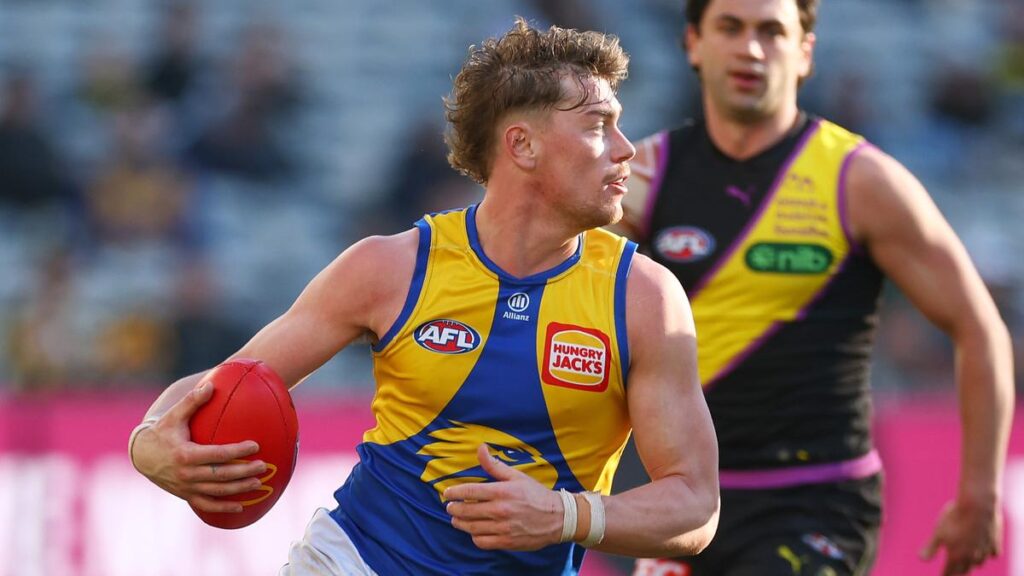 West Coast Eagles superstar Harley Reid wins six free kicks while giving away only two against Richmond