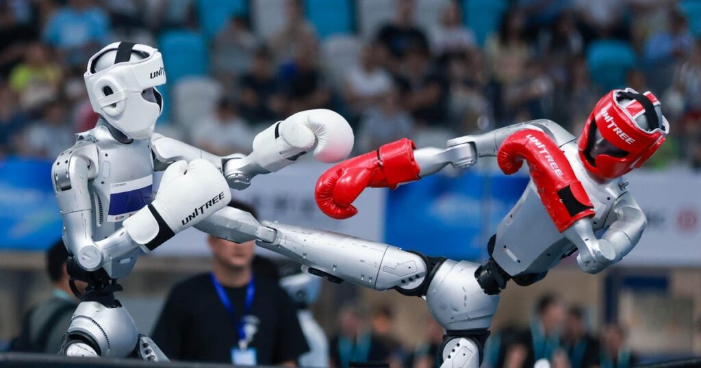 Humanoid robot soldiers likely only 5-10 years away, one developer behind China’s robotics boom tells CBS News
