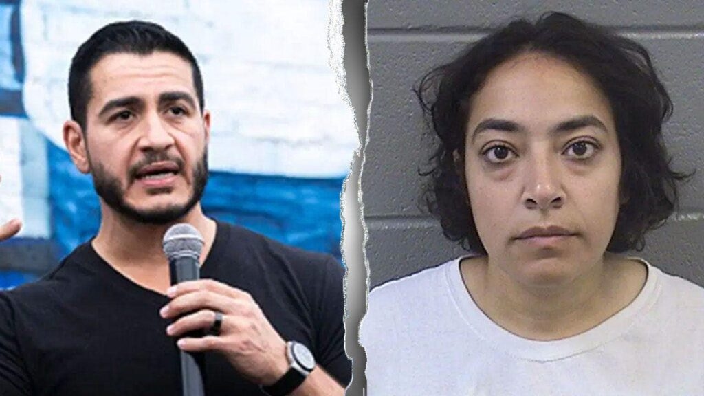 Abdul El-Sayed’s sister delivers an October 7 blessing in keffiyeh