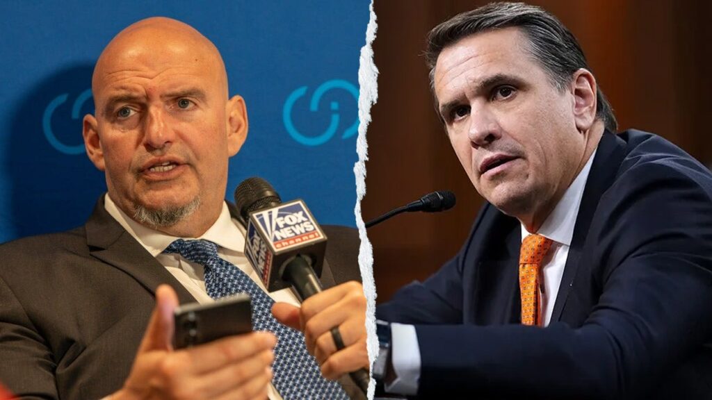 Fetterman says he won’t vote for Todd Blanche as attorney general