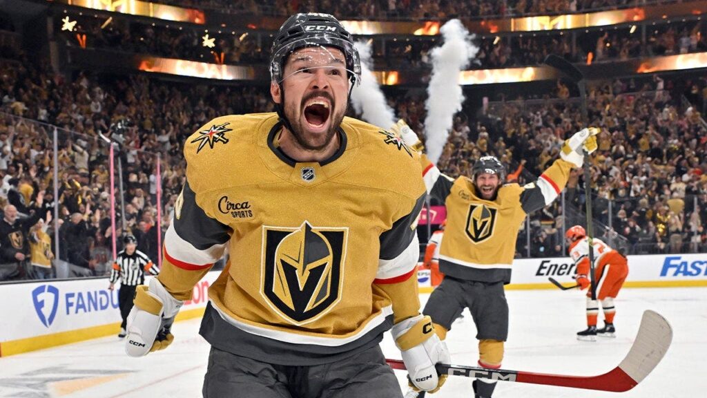 Vegas Golden Knights unveil quintessentially Sin City center ice design for 10th season