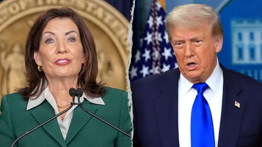 Gov Kathy Hochul rejects Trump’s renaming of Lake Ontario over trade war