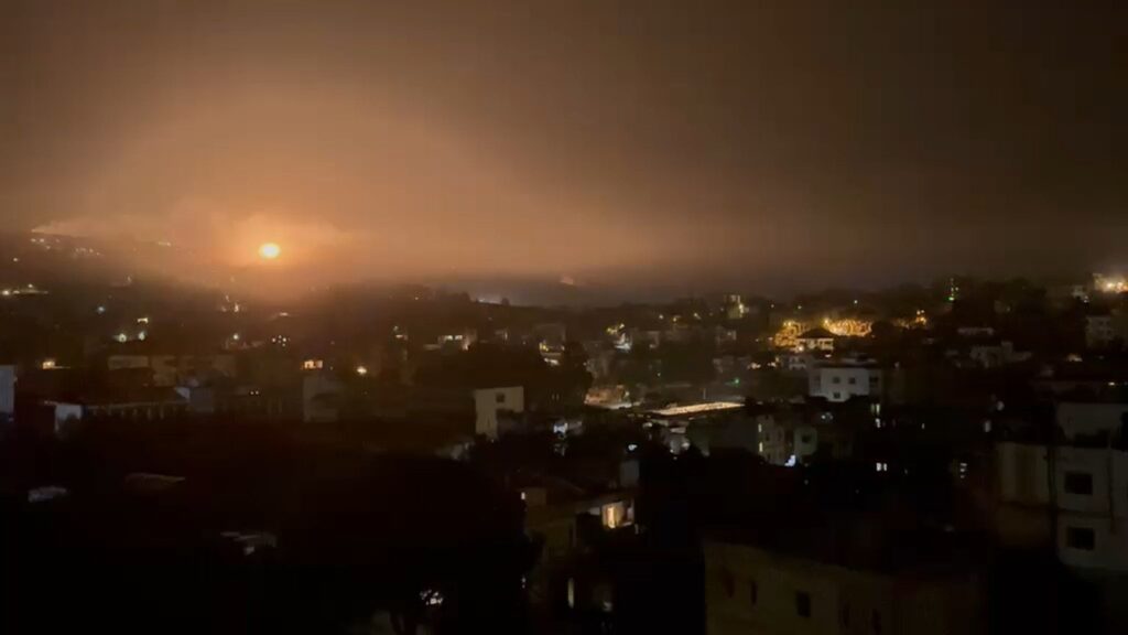 Israel strikes south Lebanon again as families flee north | Israel attacks Lebanon News