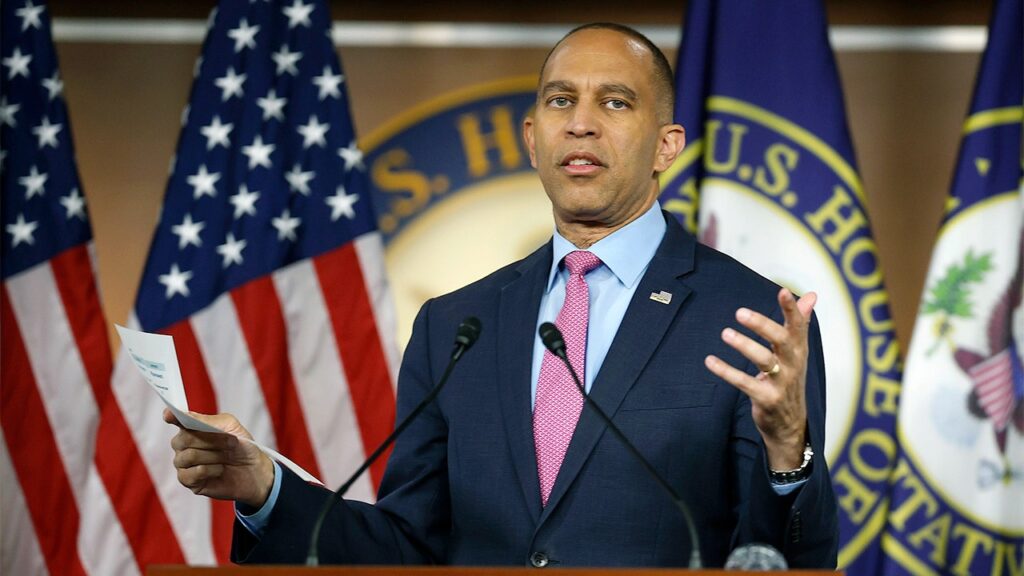 Hakeem Jeffries says he does not support the DSA agenda or policies