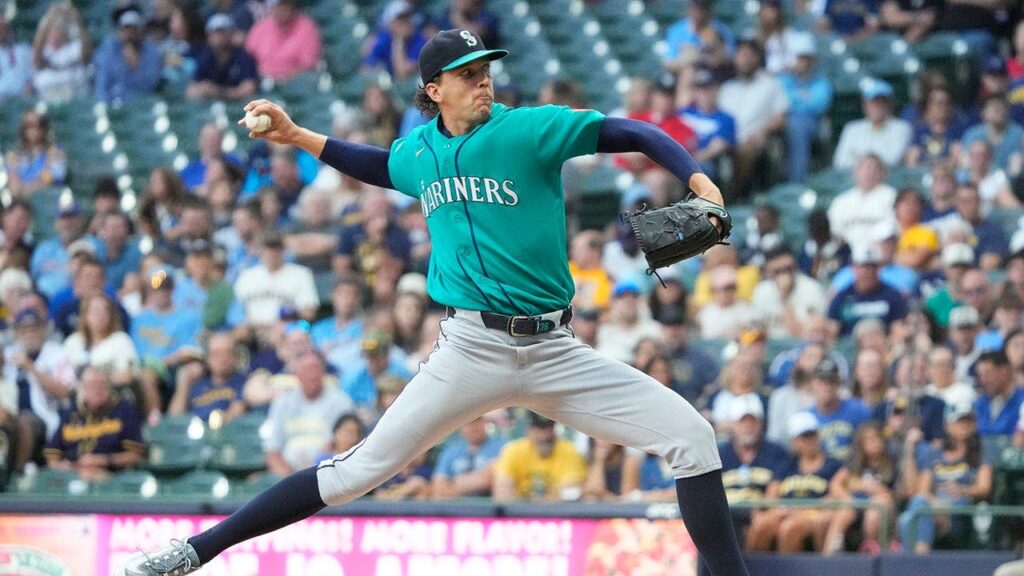 Logan Gilbert’s dominant road numbers give Mariners hope in must-win series against Blue Jays