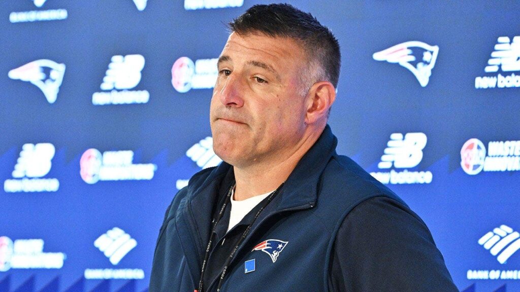 Mike Vrabel is finally asked about his family counseling sessions made necessary by the Dianna Russini scandal