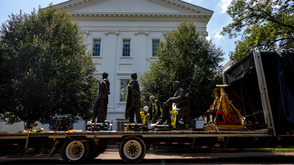 Hunter Holmes McGuire statue removed from Virginia capitol grounds